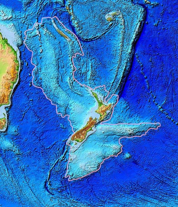 4. Yeni Zelanda aslında gizli bir su altı kıtası olan Zealandia'nın bir parçasıdır.