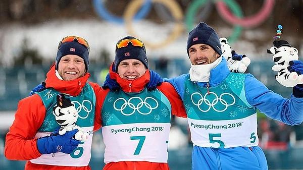 7. Norveç, bir kış olimpiyatında en çok madalya kazanan ülke oldu. [14 Altın - 14 Gümüş - 11 Bronz]