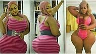 Estetik Yok, Photoshop Yok! 153 Santimetrelik Doğal Kalçalarıyla Afrika'nın Kim Kardashian'ı!