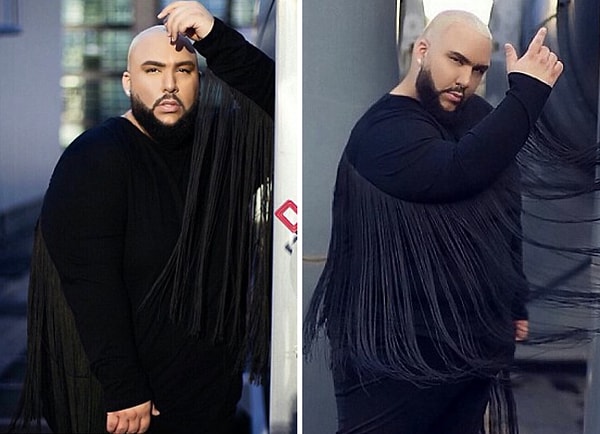 8. Однако модель утверждает, что не стремится популяризировать лишний вес и большие размеры.