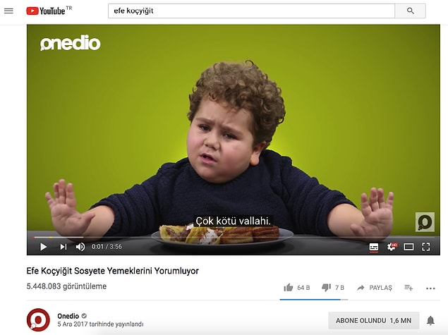 İnceleme: Konuğumuz Efe :) Video Başlığında da Youtube'da Çok Arananlar Arasında Yer Alan "Efe Koçyiğit" Girilmiş. Sadece Bu Yeterli mi?