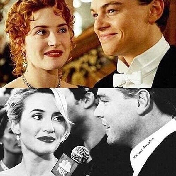 6. Titanic'ten yıllar sonra bir ödül töreninde bakışlar yine aynı.