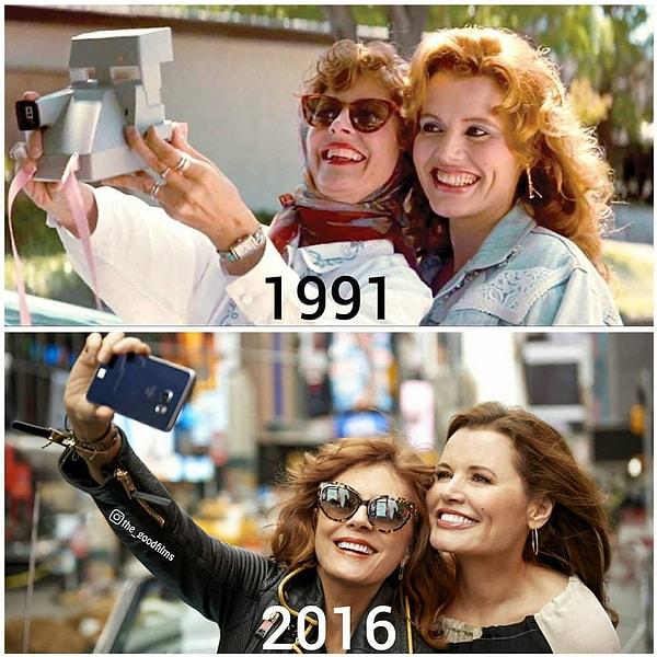 21. Selfie onlardan sorulurdu bir zamanlar: Thelma & Louise.