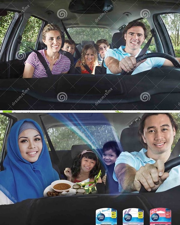 7. Дизайнер сэкономил пару баксов, просто взяв фото со стока и "прифотошопив" то, что ему нужно!