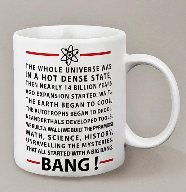 4. "Big Bang Theory başlıyor! Bu sefer jeneriğin tamamını söyleyeceğim...Söyleyemedi". Üzülmeyin bundan sonra tek seferde, hatta kahvenizi yudumlarken söyleyebileceksiniz.