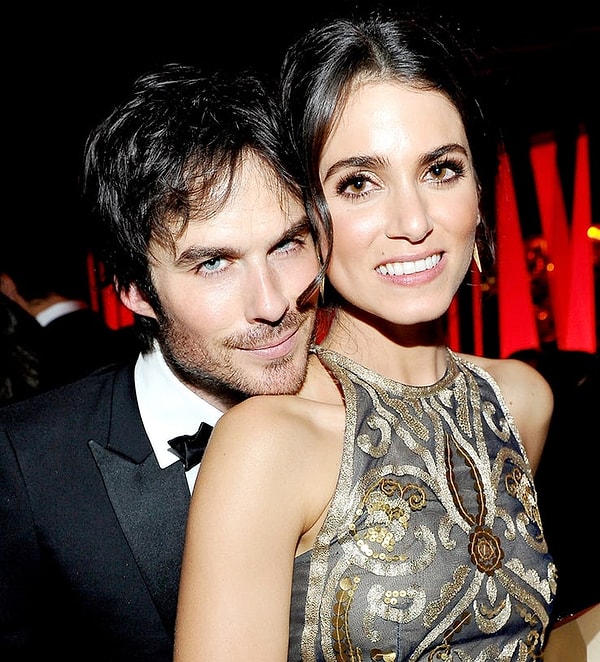 10. Иэн Сомерхолдер и Никки Рид