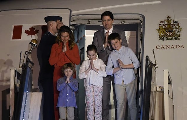 Justin Trudeau ve ailesi geçen hafta Hindistan'da harika vakit geçirdiler. 😊