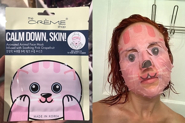 3. «Эта маска не такая милая, как выглядит на упаковке».