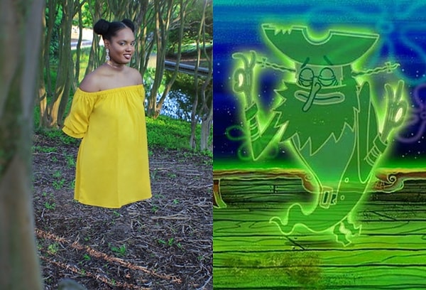 5. «Я попросила моего друга обрезать мне ноги, потому что они смотрелись как-то абсурдно на фотографии, и он отправил мне это. Я выгляжу, как капитан Летучего голландца?»