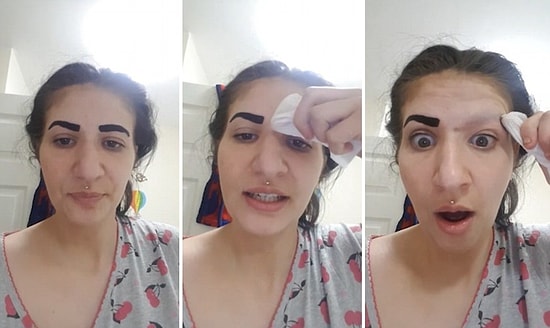 İnternetten Sipariş Ettiği Ürünü Denerken Kaşlarını Kaybeden Kadının Yaşadığı Efsane Şok