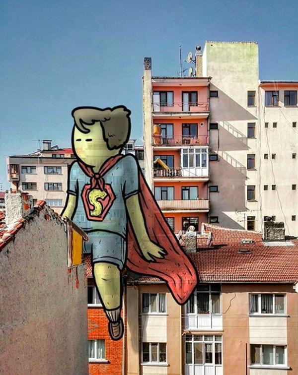 18. Süpermen, süpermen olmak lazım bazen!
