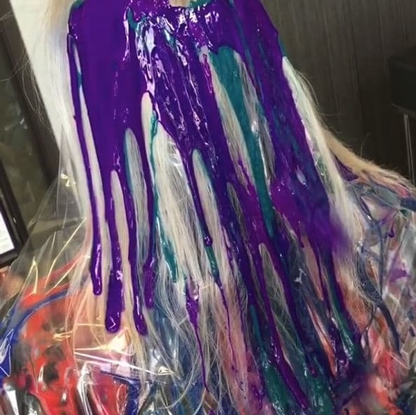 3. Фиолетовый, зеленый, синий, оранжевый...