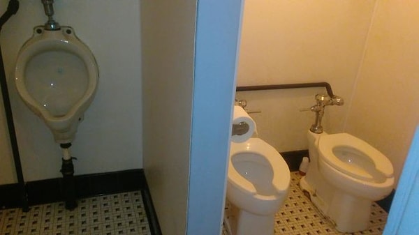 16. Возможно, есть те, кто хочет держаться за руки даже в туалете)