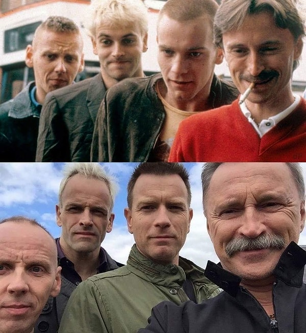 14. Команда фильма "На Игле" 20 лет спустя.