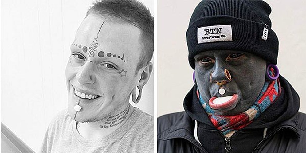 Уму непостижимо: парень за 10 лет превратил себя в ходячую тату-галерею!