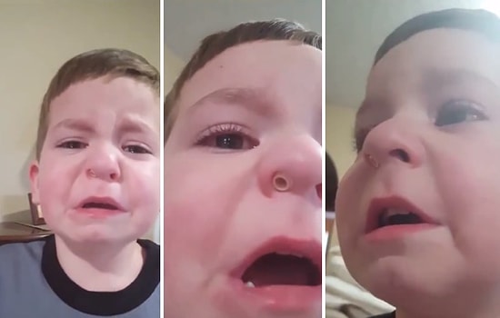 Burnuna LEGO Parçası Soktuktan Sonra Hüngür Hüngür Ağlayan Ufaklık