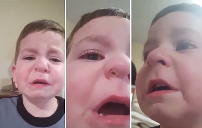 Burnuna LEGO Parçası Soktuktan Sonra Hüngür Hüngür Ağlayan Ufaklık