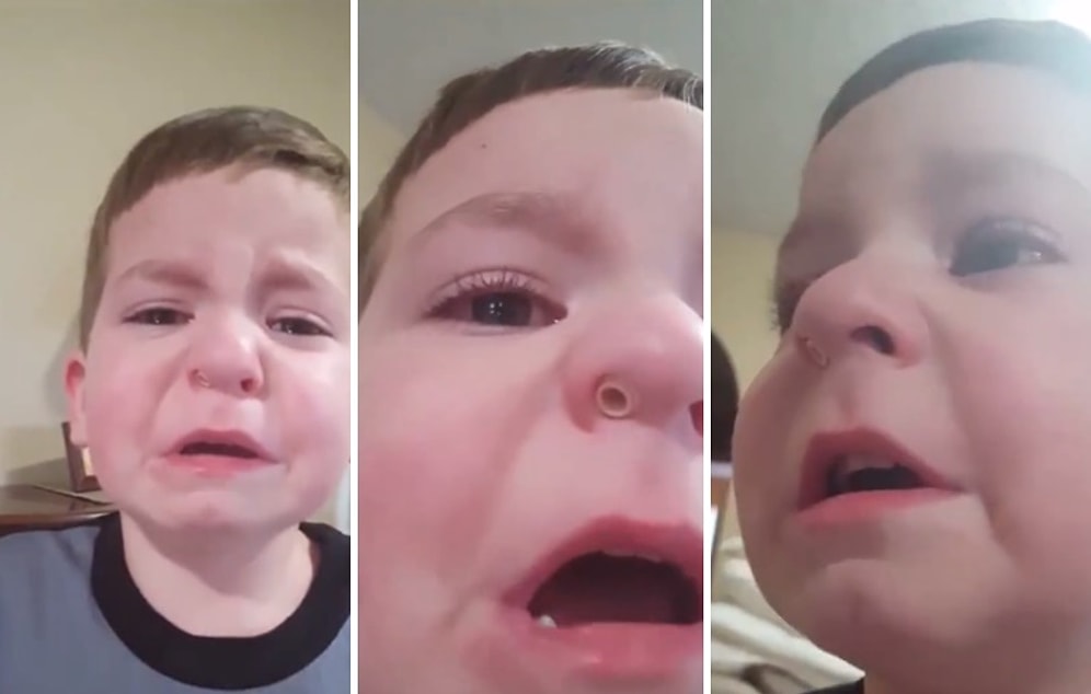 Burnuna LEGO Parçası Soktuktan Sonra Hüngür Hüngür Ağlayan Ufaklık