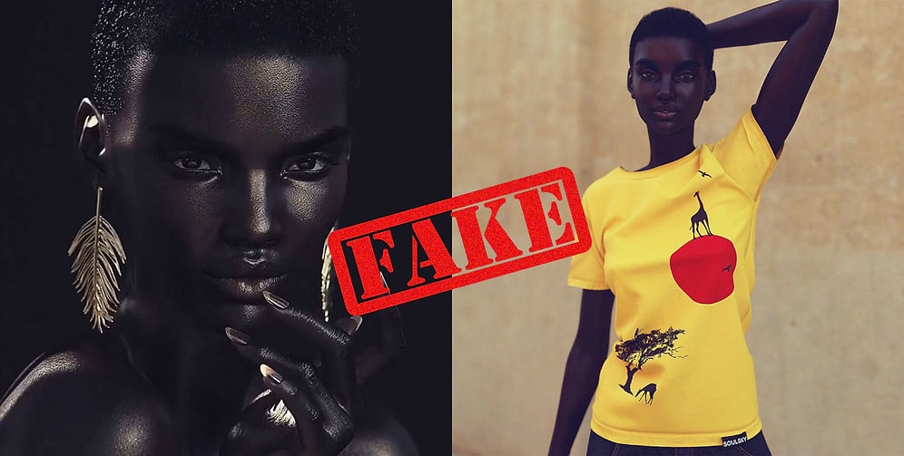 Вы не поверите своим глазам, когда узнаете, что эта чернокожая модель на самом деле фейк!