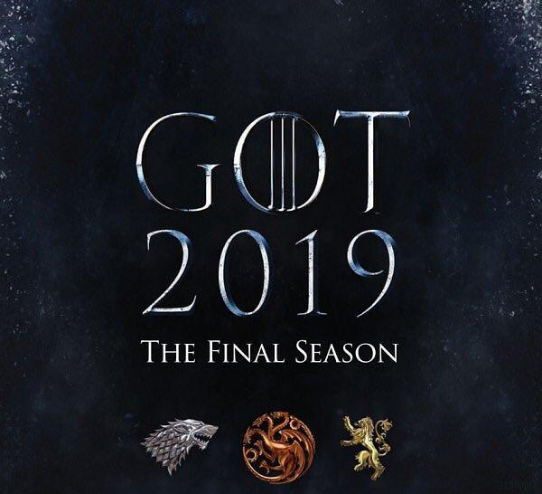 2. Game of Thrones'un 2019'da yayınlanacak final sezonundan ilk poster geldi. Çekimler sürüyor.