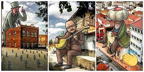Eskişehir Sokaklarını Eğlenceli 'Lilliput'larla Dolduran Sanatçıdan 22 Muazzam Çalışma