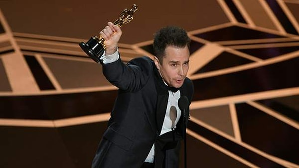 1. Лучшая мужская роль второго плана - Сэм Рокуэлл