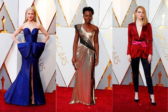 Черному нет: лучшие образы звезд на церемонии Оскар 2018