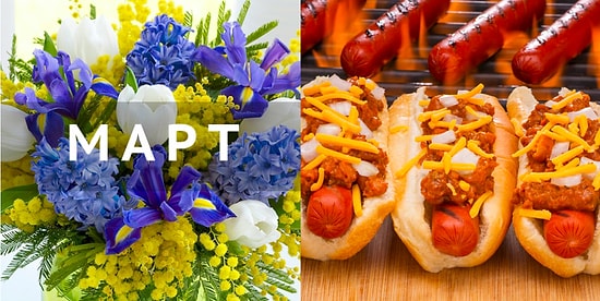 Тест: Мы расскажем, что ждёт вас в марте! Вам нужно просто выбрать свою любимую и нелюбимую еду