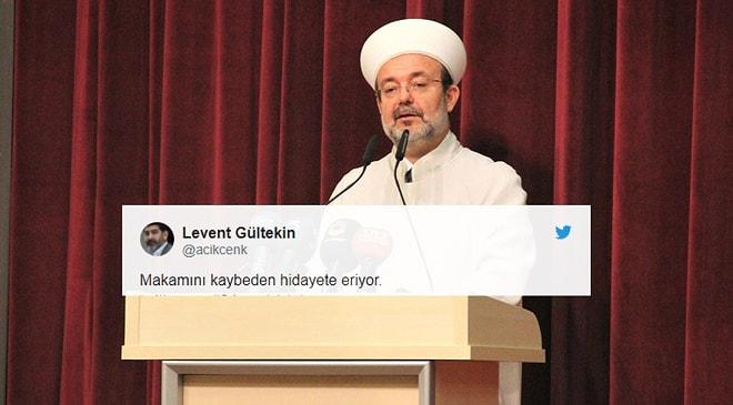 Diyanet'in Eski Başkanı Görmez: 'Sahte Bal Satanlarla İlgilendiğimiz Kadar, Sahte Din Tüccarlarıyla İlgilenmiyoruz'