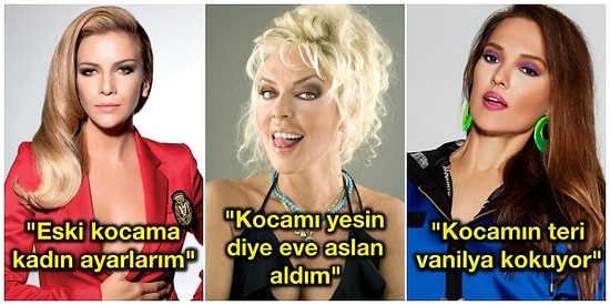 Eşleriyle İlgili Yaptıkları Birbirinden Acayip Açıklamalarla Tavana Bomboş Bakmamızı Sağlayan 13 Ünlü Kadın