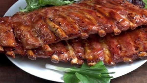 13. Ребрышки на гриле