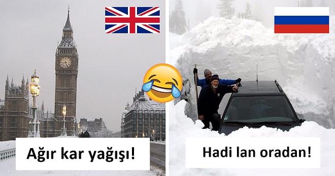 4 Santimetre Kar Görünce Aklını Kaybeden İngilizlere Sosyal Medyadan Gelen En İyi Tepkiler