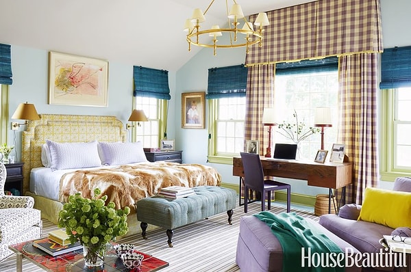 9. Спальня, которая сочетает в себе различные пастельные тона для тех, кто хочет эклектичного воздуха во всем доме.