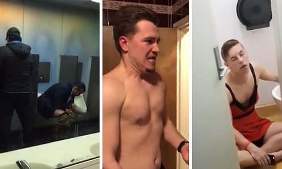 Alkolün Verdiği Yetkiye Dayanan Erkekler, Tuvalette Neler Yapıyor?