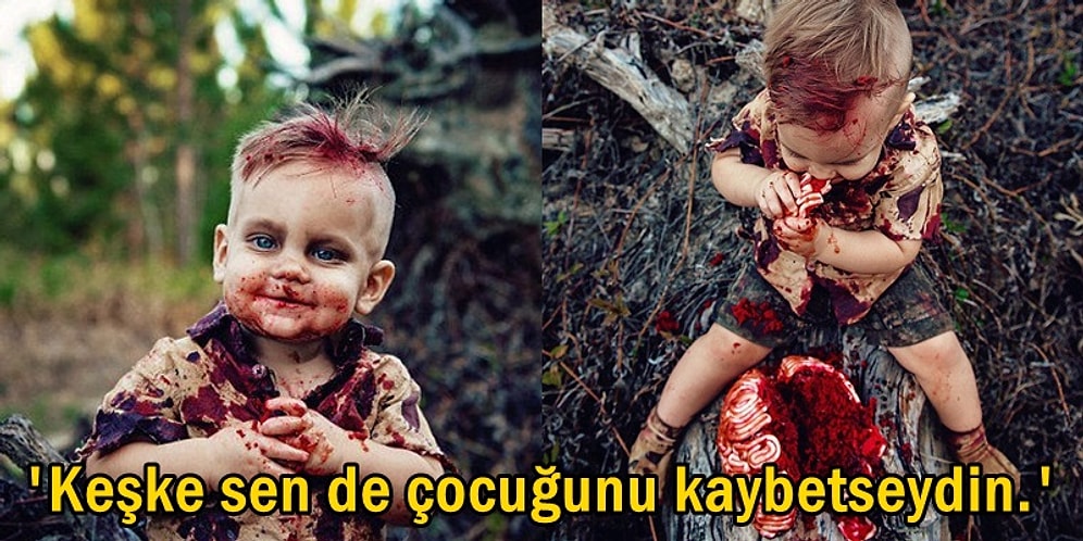 Çocuğuna Düzenlediği Zombi Temalı Çekimden Sonra Nefret Kusulan Annenin Yürek Sızlatan Hikayesi