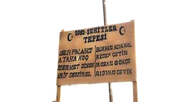 Afrin'de 'Kel' adıyla anılan 1083 rakımlı tepeye teröristlerden temizlendikten sonra 'Şehit Tepesi' ismi verilmişti.