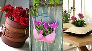 Çiçeklerinize Vazo Aramayın! Artık Ürünlerden Yapabileceğiniz Mükemmel Saksı Fikirleri