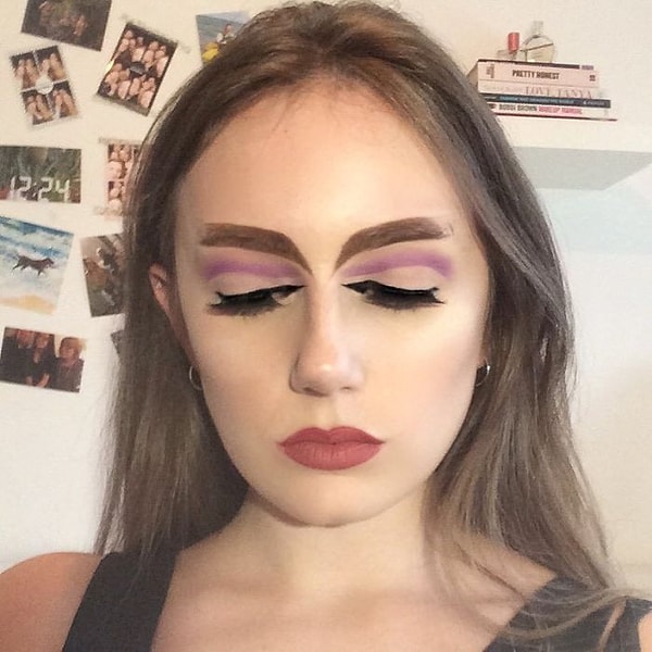 6. А как вам брови наоборот?