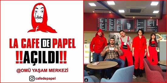 Sonunda Bu da Oldu! Samsun'da Açılan Konsept Kafe: La Cafe de Papel