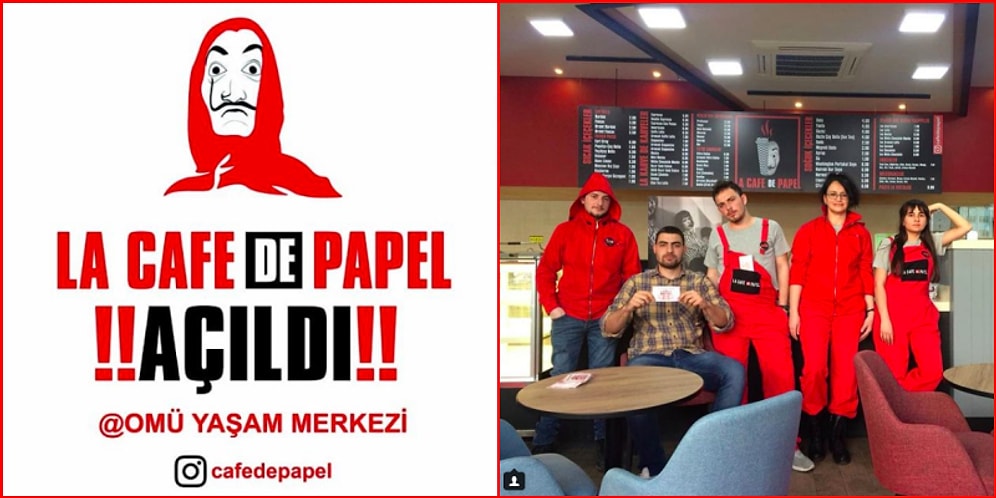 Sonunda Bu da Oldu! Samsun'da Açılan Konsept Kafe: La Cafe de Papel