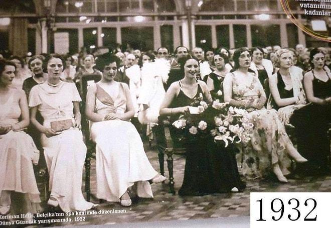 İlk Dünya Güzelimiz 'Keriman Halis'in 1932 Yılındaki Çekim Provalarından Muhteşem Görüntüler