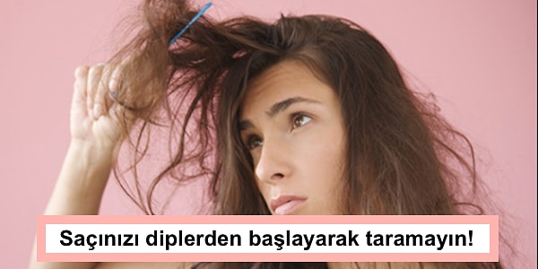 Saçınızı aşırı taramayın Saçınızı aşırı taramayın