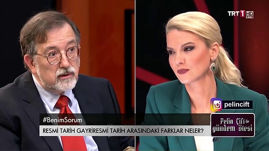 Pelin Çift, Murat Bardakçı'yı Konuk Ettiği Programında Üslubundan Dolayı Eleştirilerin Odağında