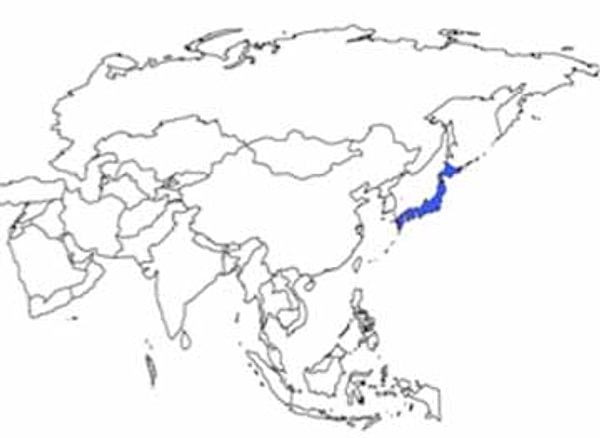 2. Какая страна выделена на карте?