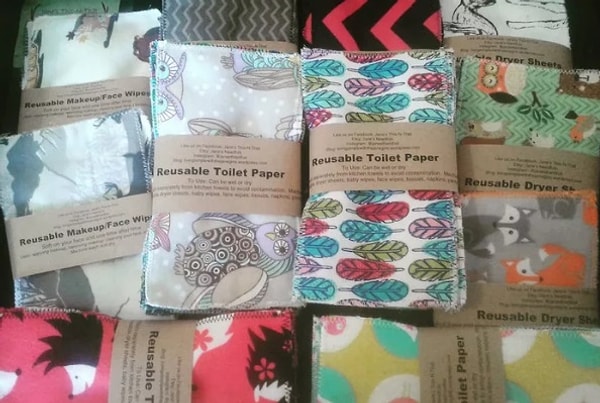 6. В европейских и американских супермаркетах, кстати, на полках можно увидеть просто горы этой самой family cloth со всевозможными расцветками, узорами и рисунками.