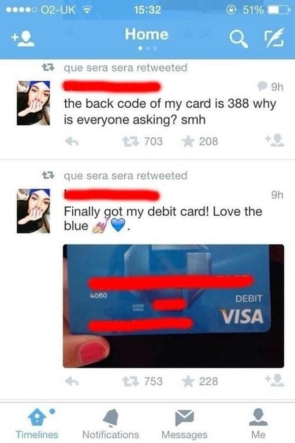 6. "Sonunda kredi kartım geldi! Peki neden herkes arkadaki 3 haneli rakamı soruyor?"