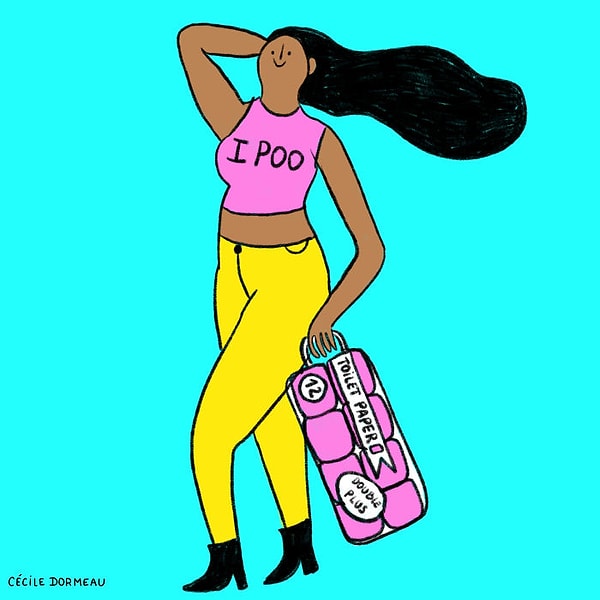 4. Да, девушки тоже какают