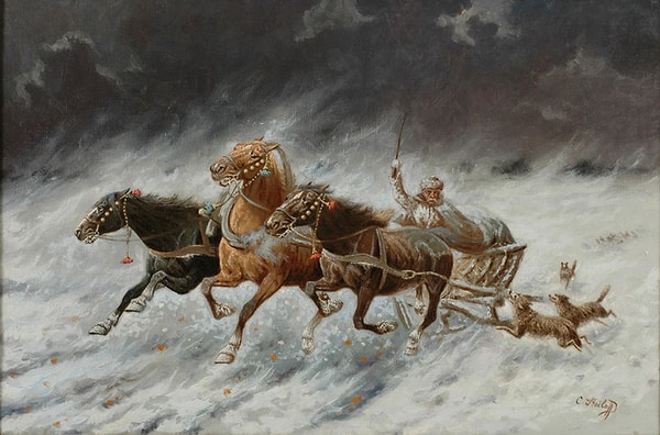 5. А теперь задачка: Бежала тройка лошадей. Каждая лошадь пробежала 5 км. Сколько километров проехал ямщик?