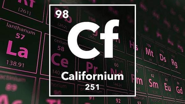 3. Californium (Kaliforniyum)