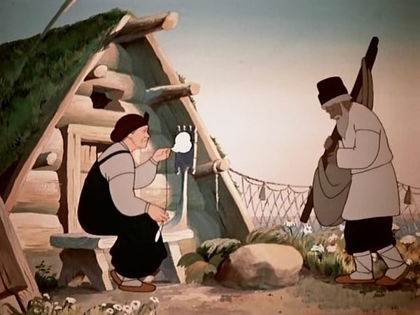 1. С какой фразой рыбка в "Сказке о рыбаке и рыбке" исполняла желания старика?